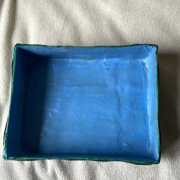 Vintage Handmade Gemma Taccogna Box! Papier-mâché? Mexico - Picture 8 of 10